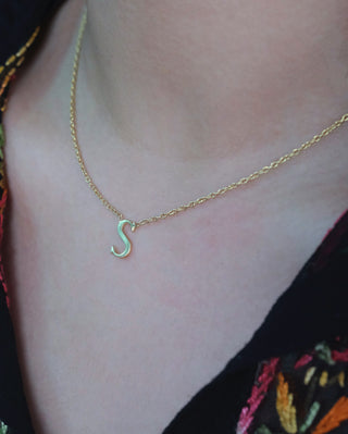 Uppercase Initial Necklace