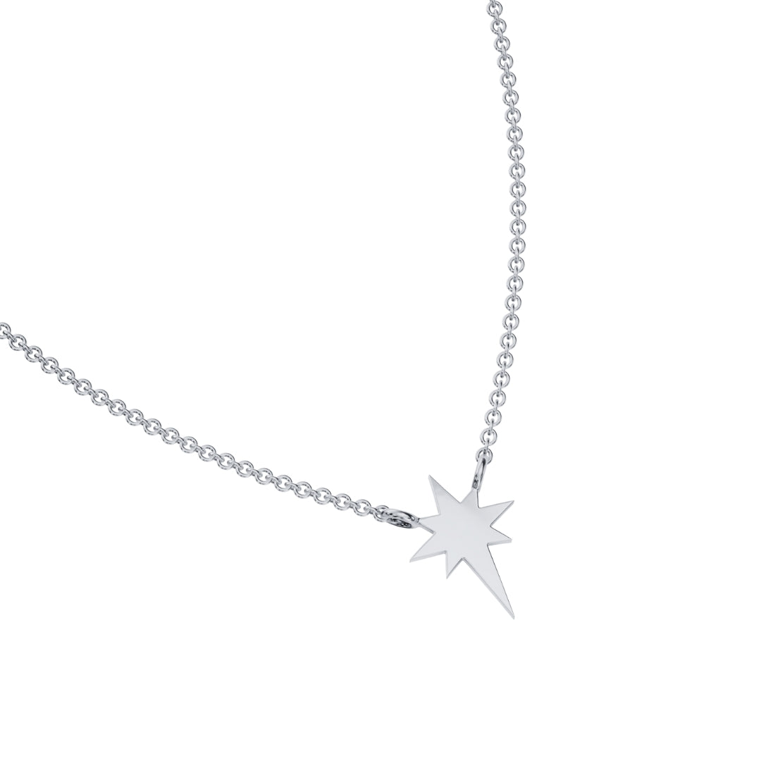 Gold North Star Necklace