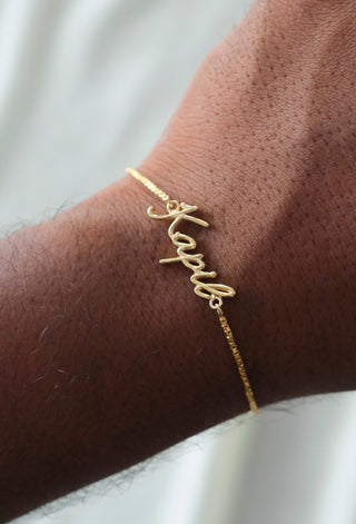 Cursive Name Bracelet