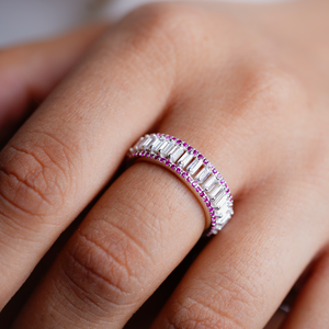 White Radiance Eternity Ring