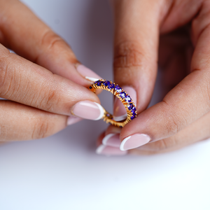 Lavender Love Eternity Ring