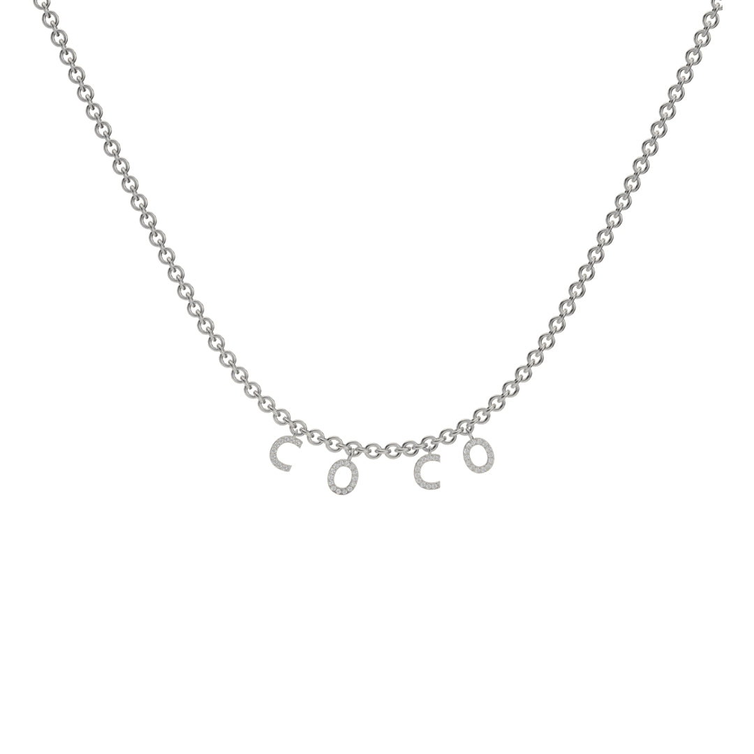 Name Diamond Necklace