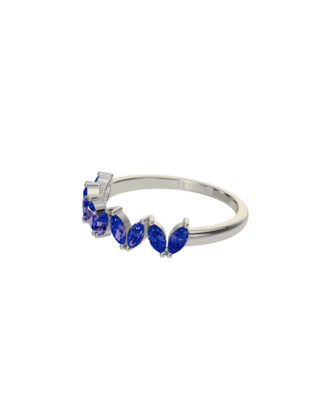 Sapphire Marquise Band