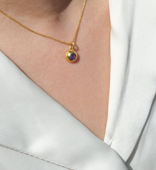 June Birthstone Necklace