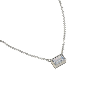 Rectangular Diamond Necklace