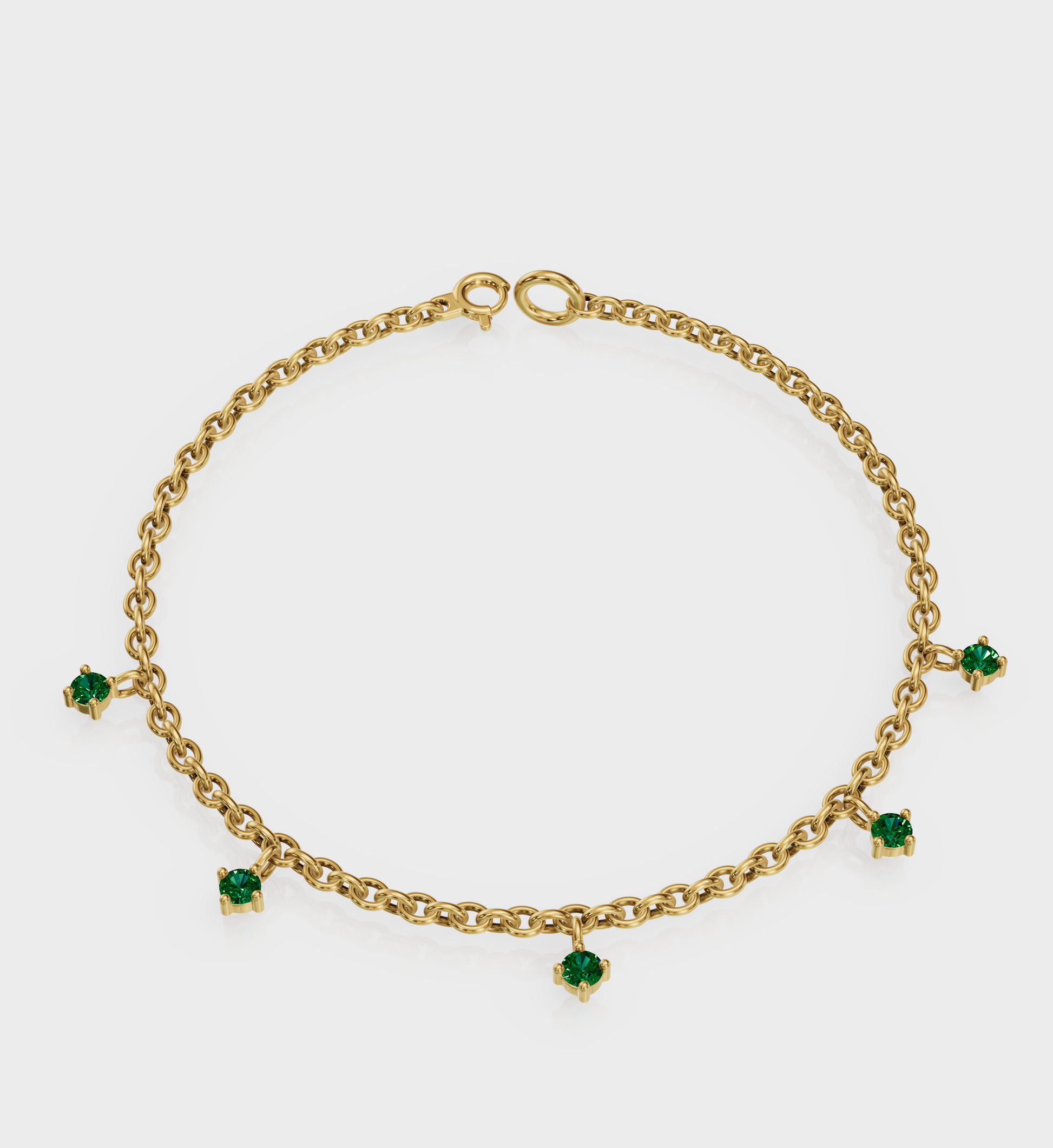 Emerald Drop Bracelet