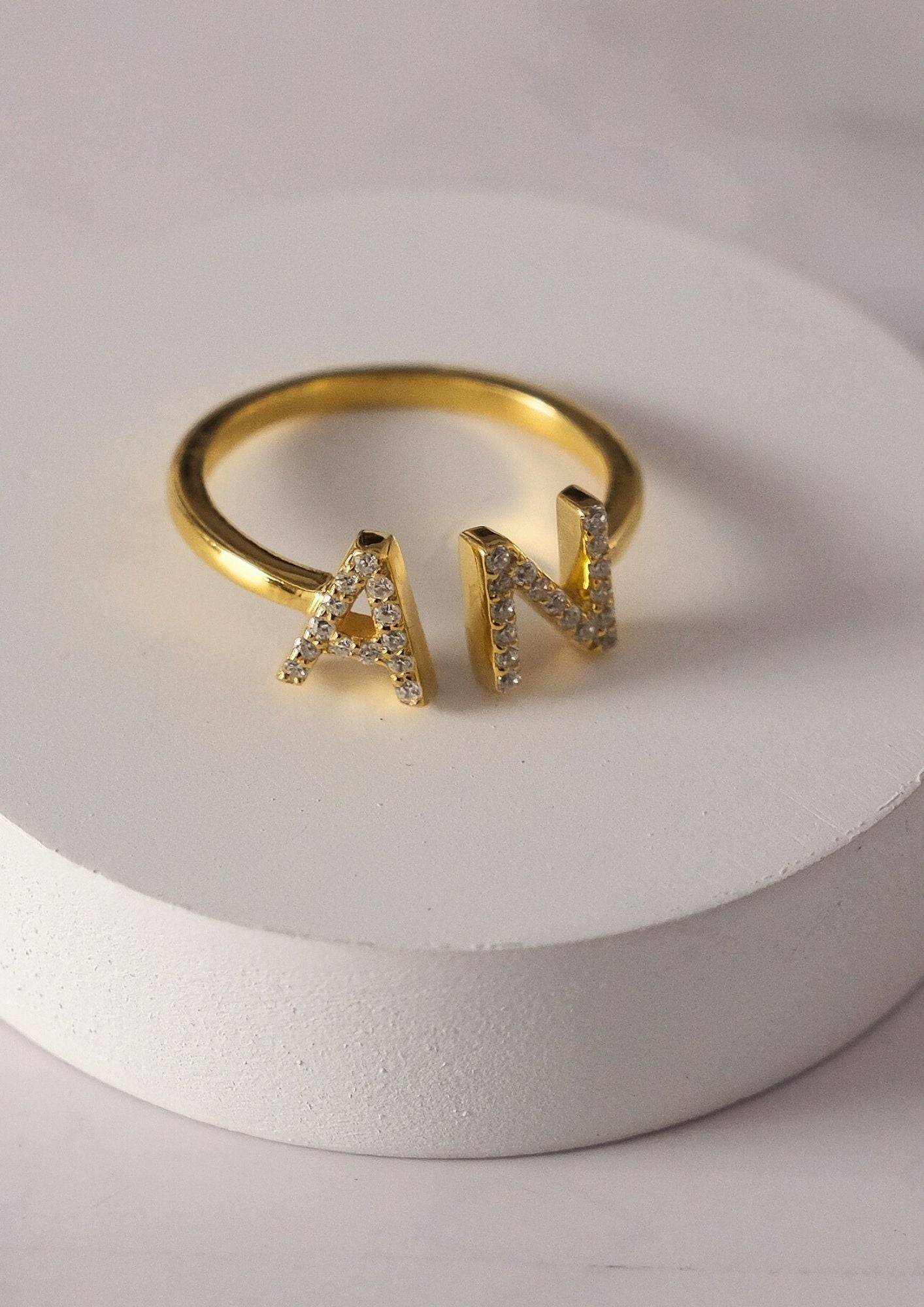 Zig Zag Ring in Gold – Alessandra James
