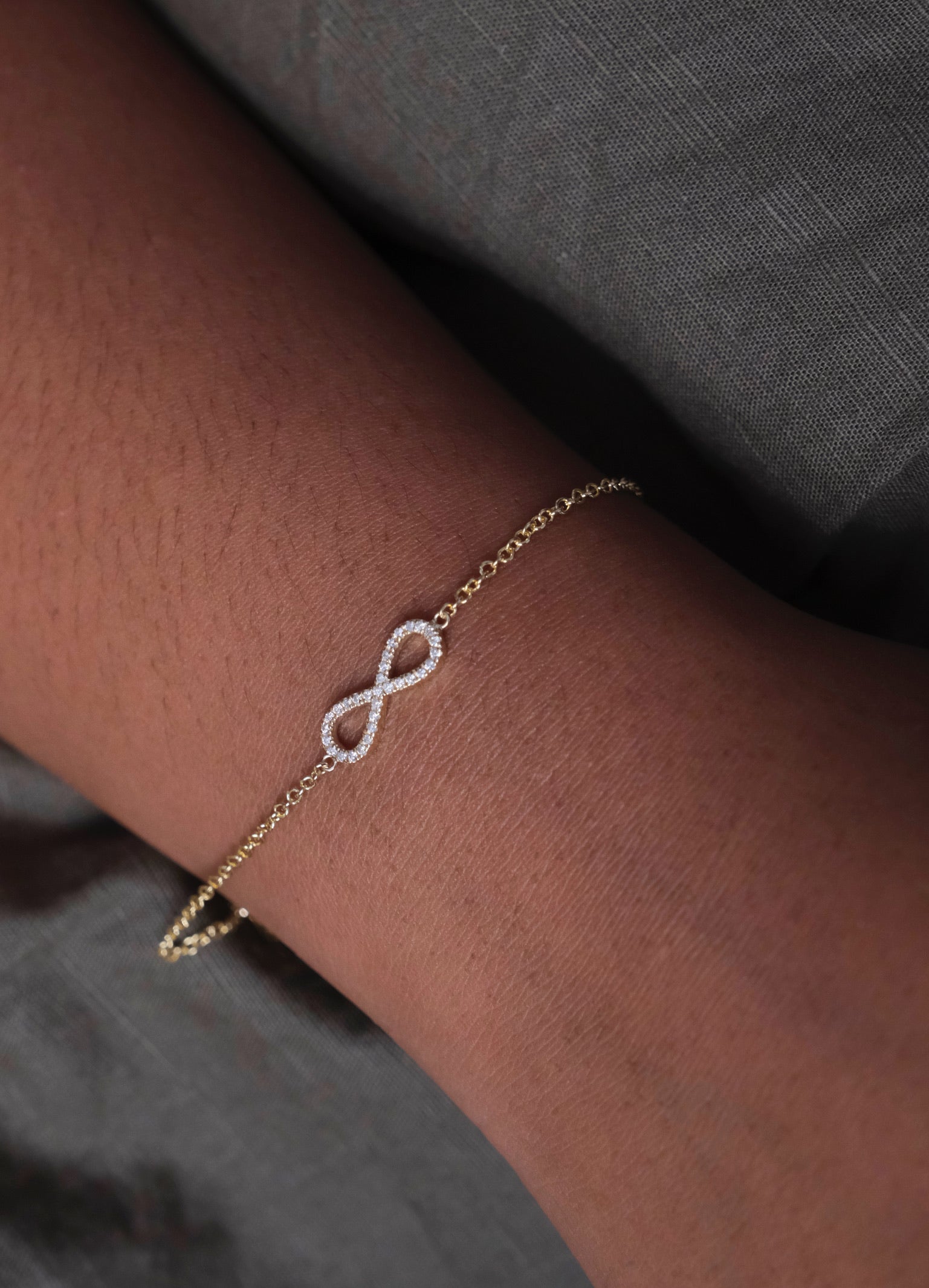 Infinity Diamond Bracelet