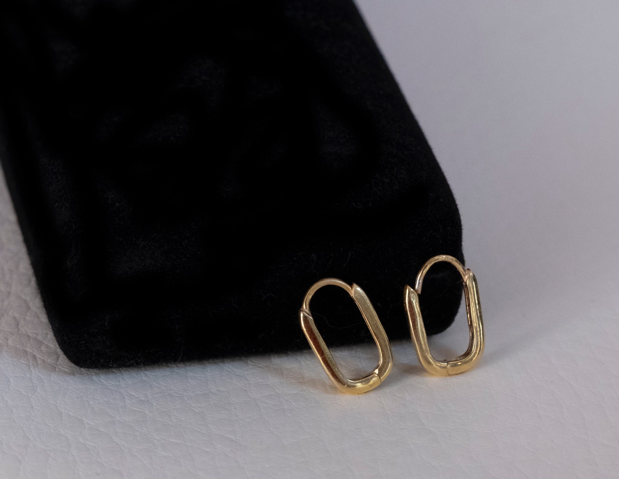 Oval Huggie Earring