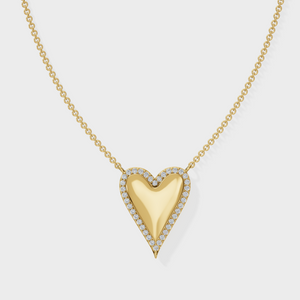 Studded Heart Necklace