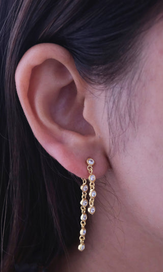 Double Loop Chain Earrings