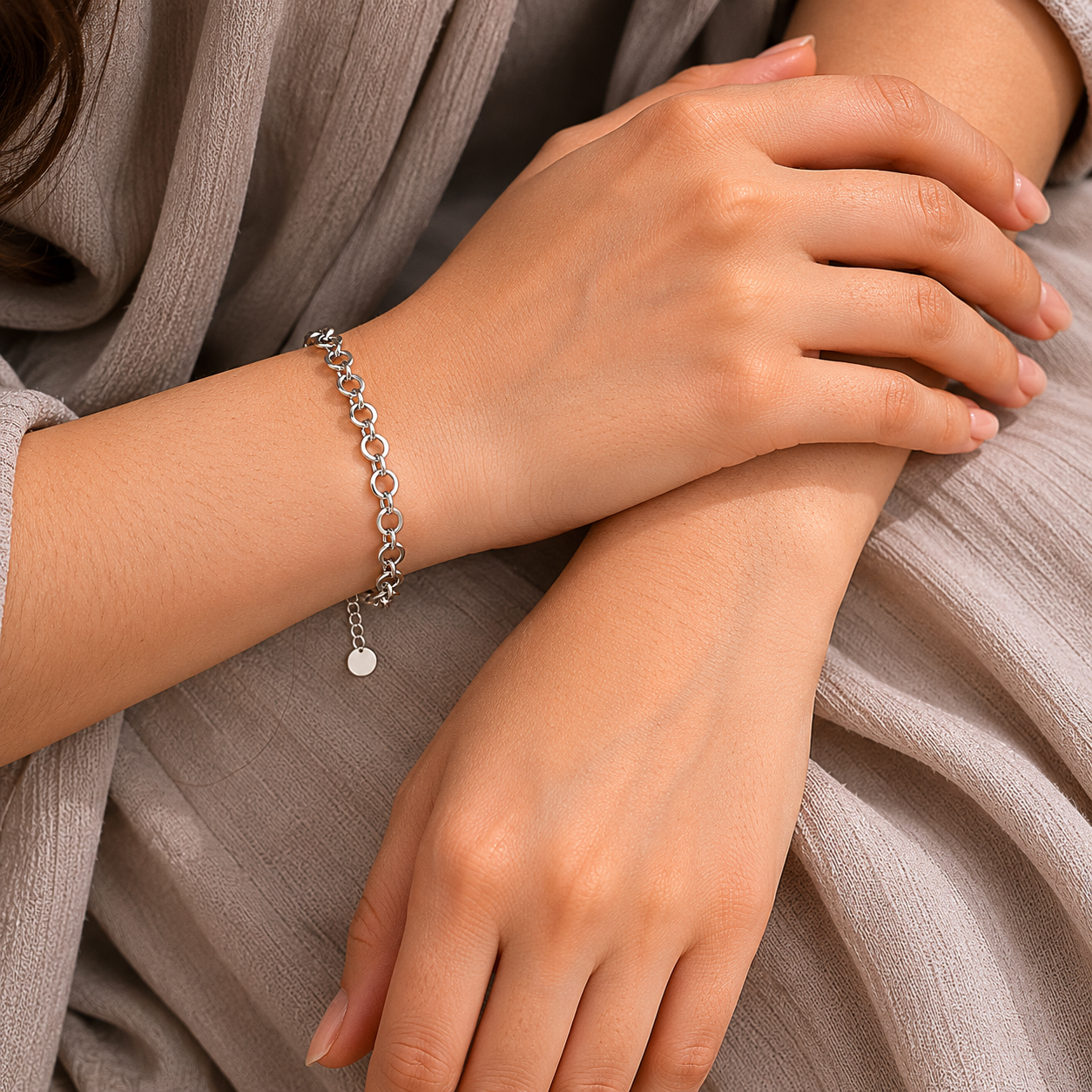 Arc Bangle Bracelet