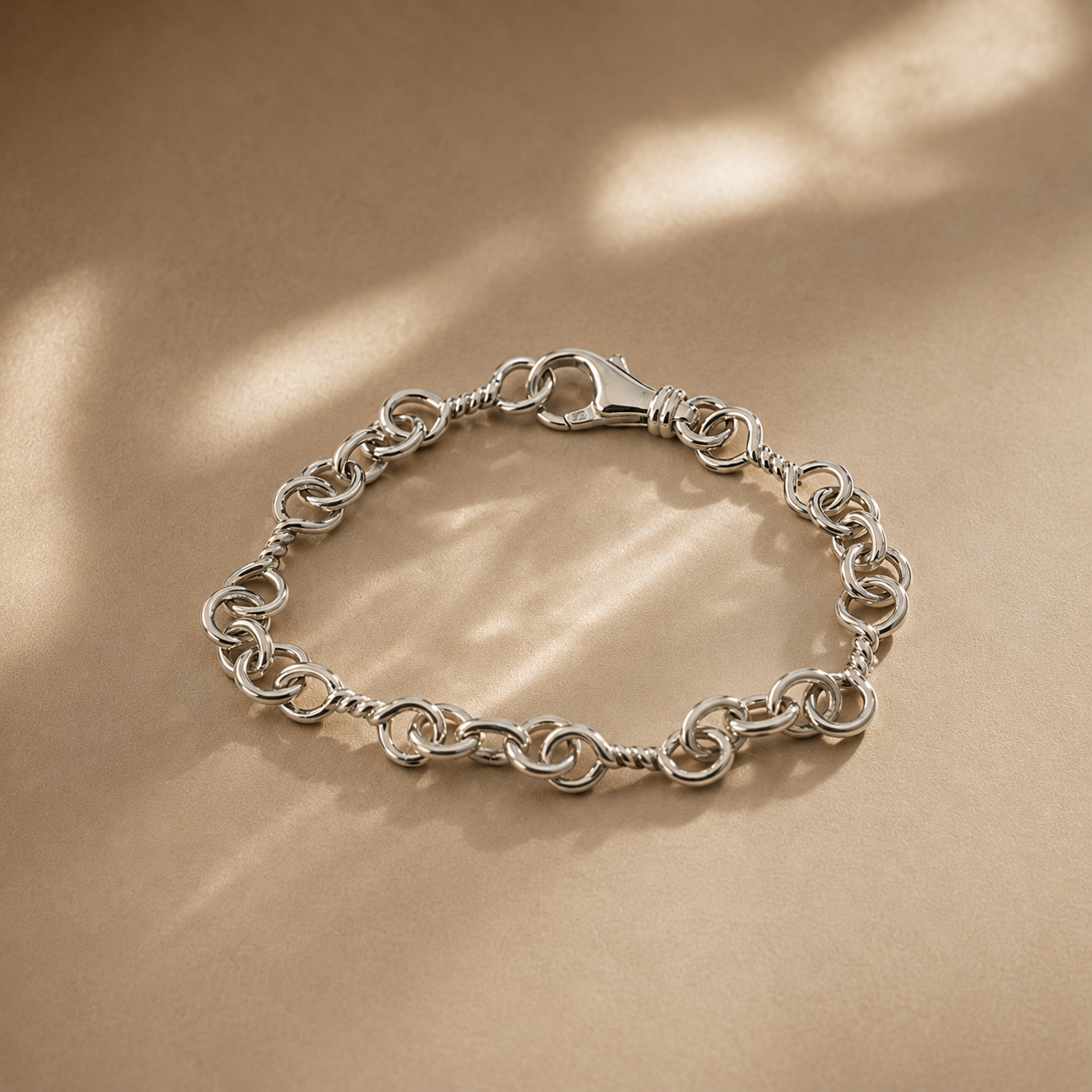 Ridge Bangle Bracelet