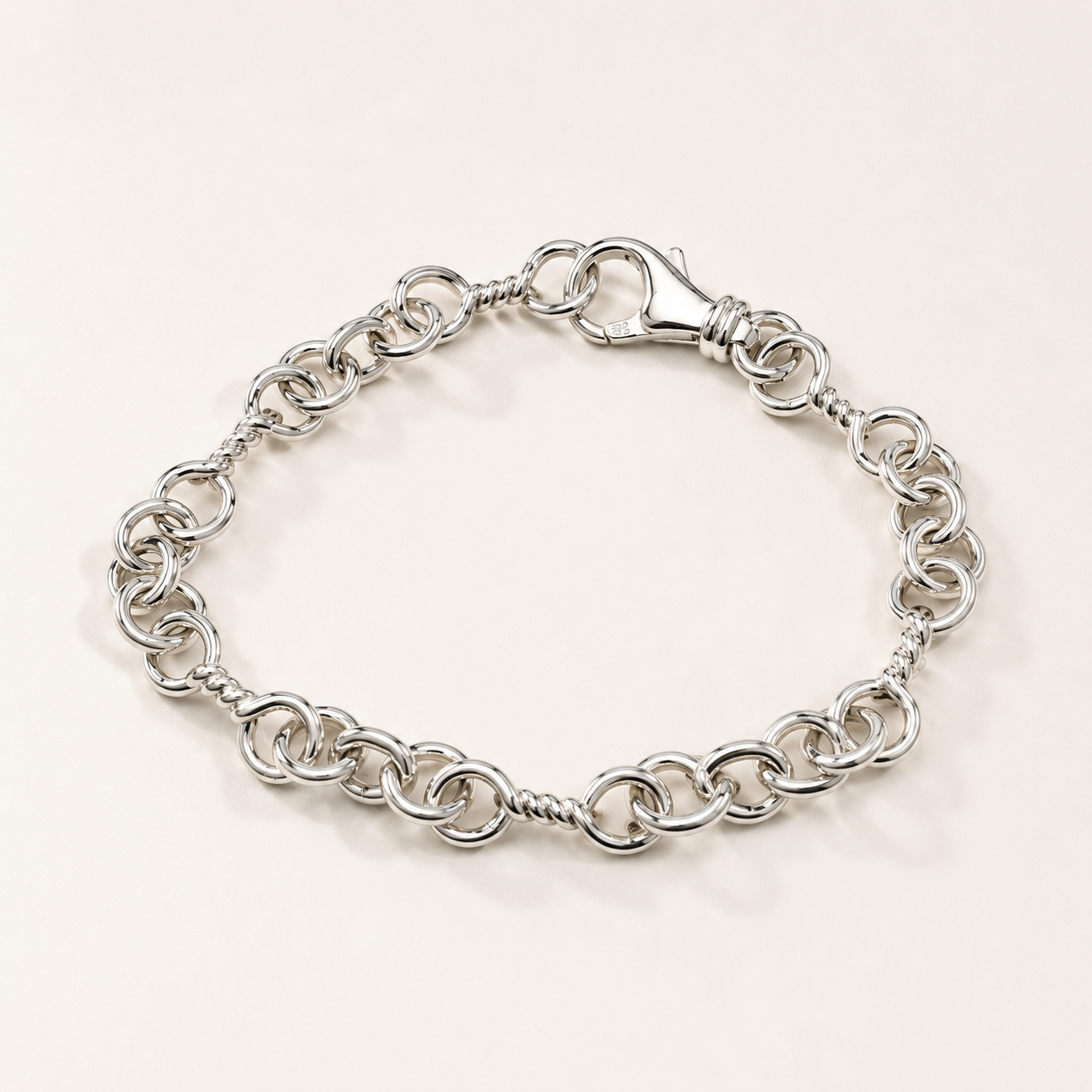 Ridge Bangle Bracelet