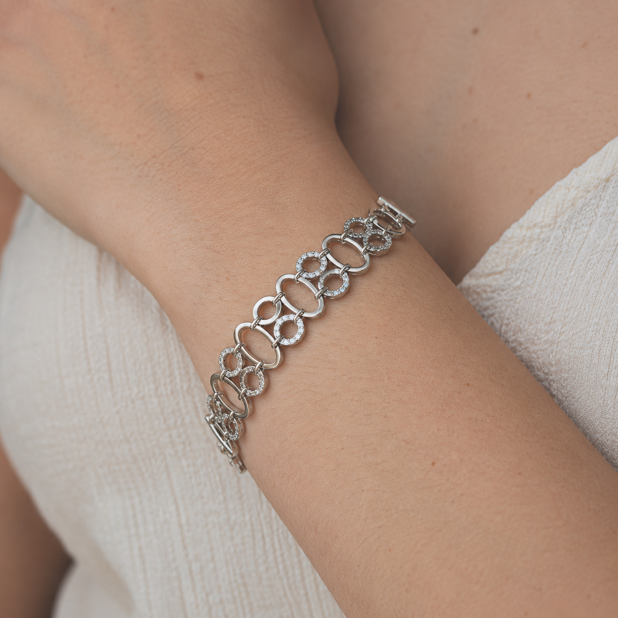 Cascade CZ Bracelet