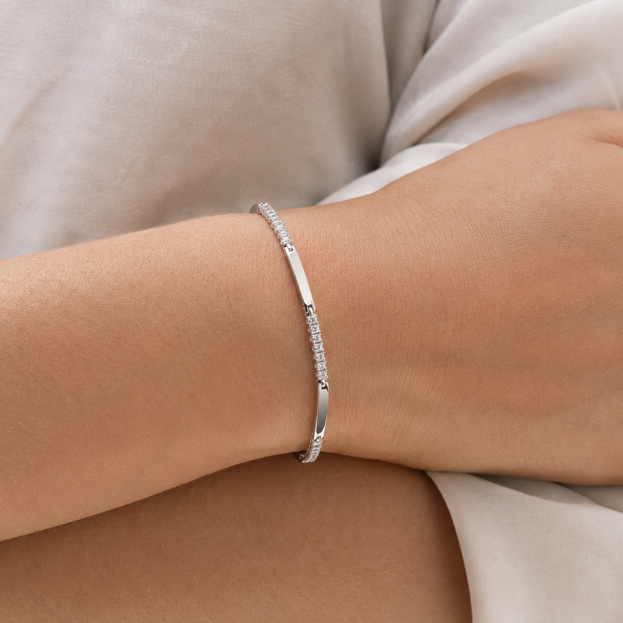 Crystal Row Bracelet