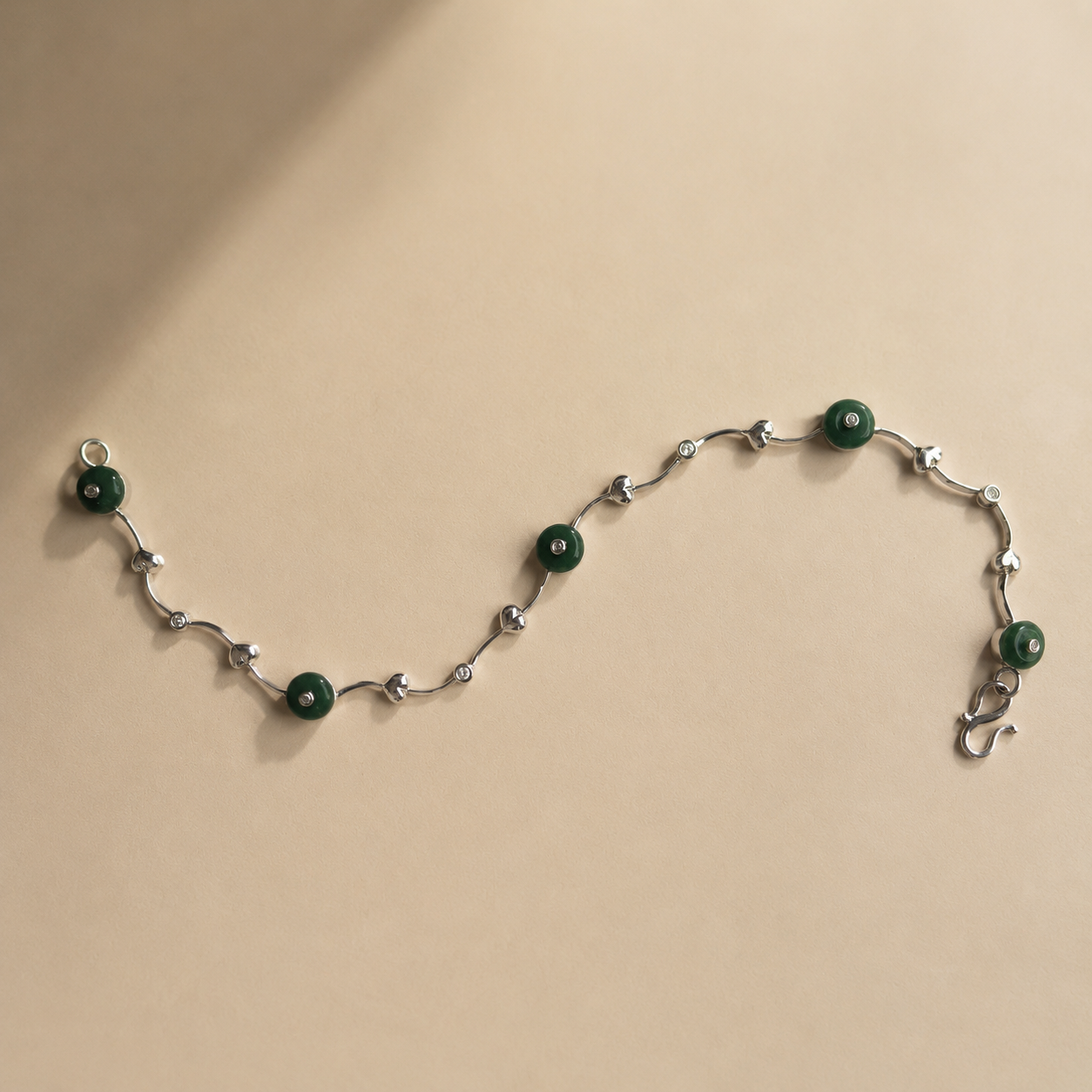 Green Onyx Tennis Bracelet