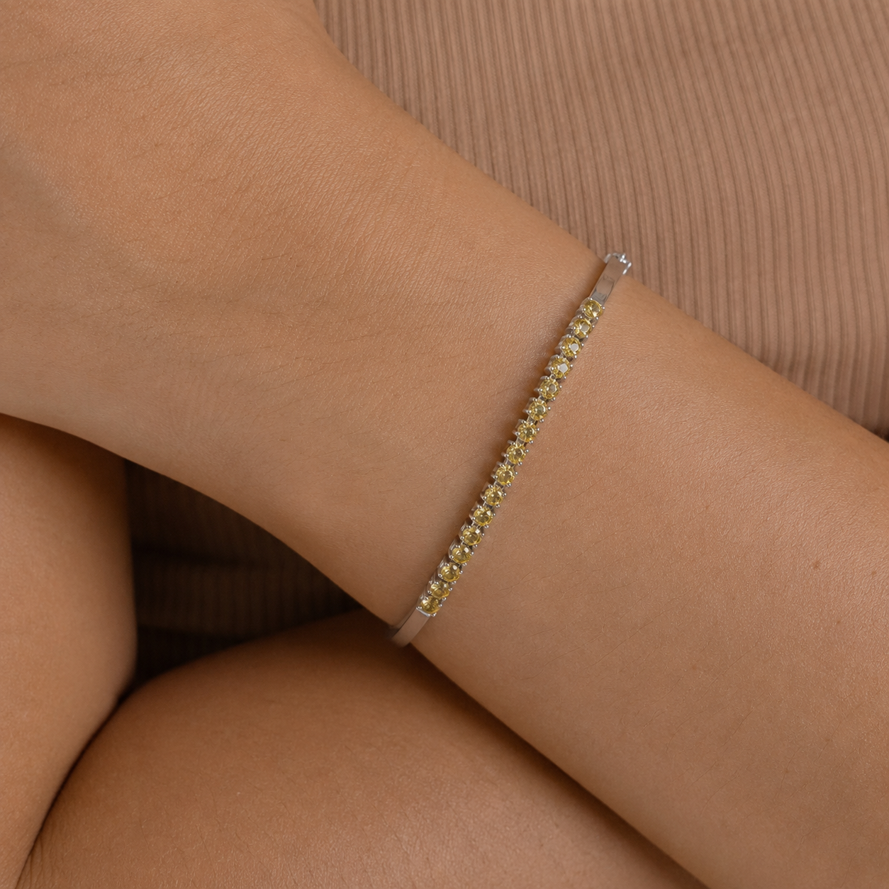 Citrine Glow Bangle
