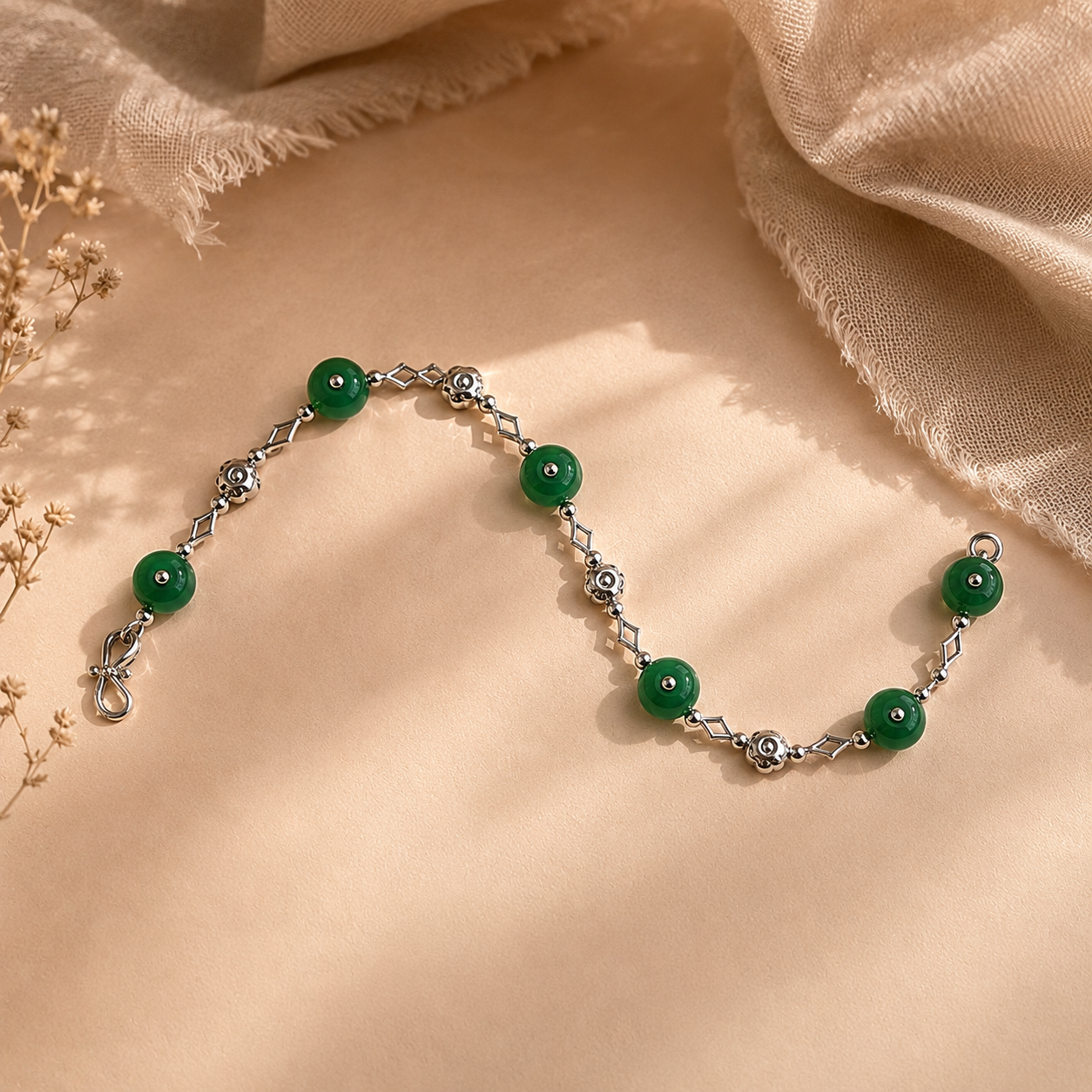 Jade Line Bracelet