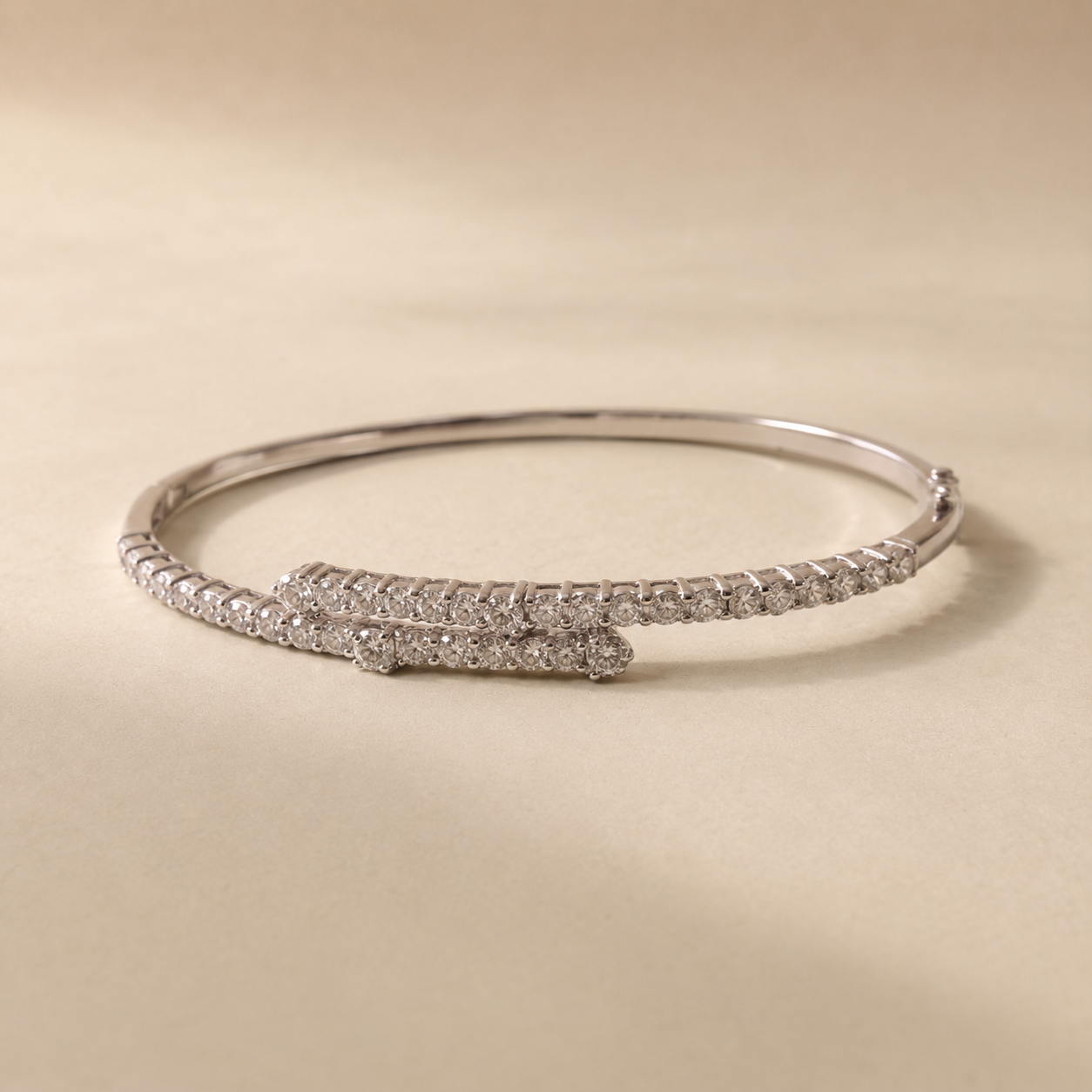 White Diamond Bangle