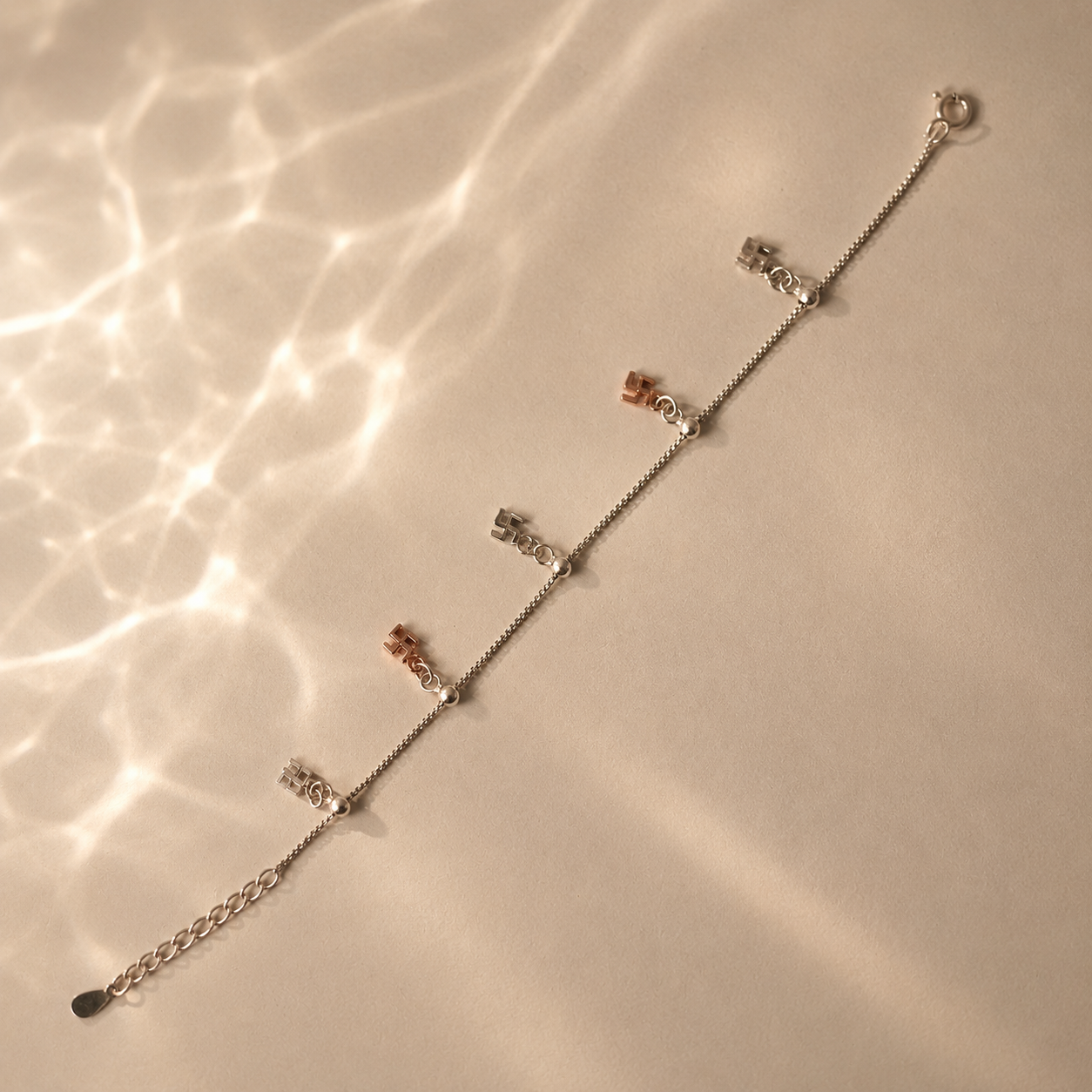 Charm Cross Bracelet