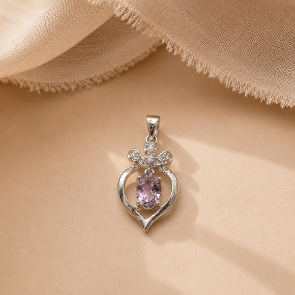 Amethyst Drop Charm