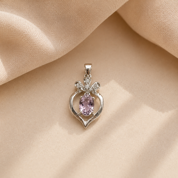 Amethyst Drop Charm