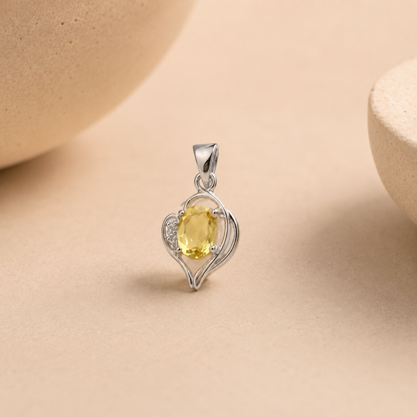 Lemon Quartz Cluster Charm