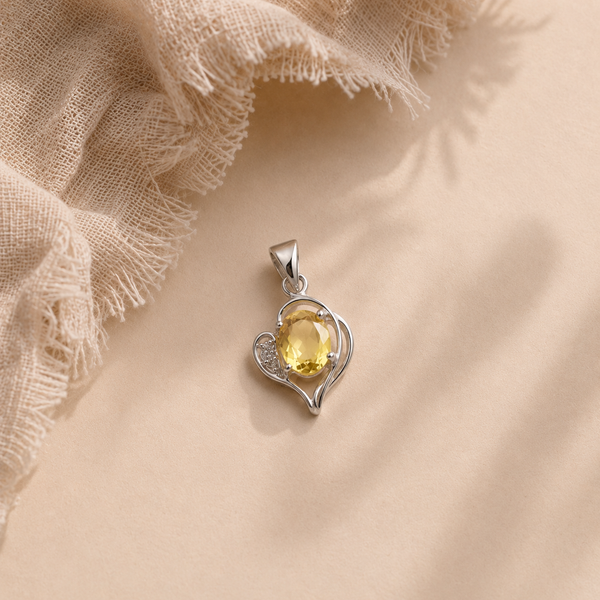 Lemon Quartz Cluster Charm