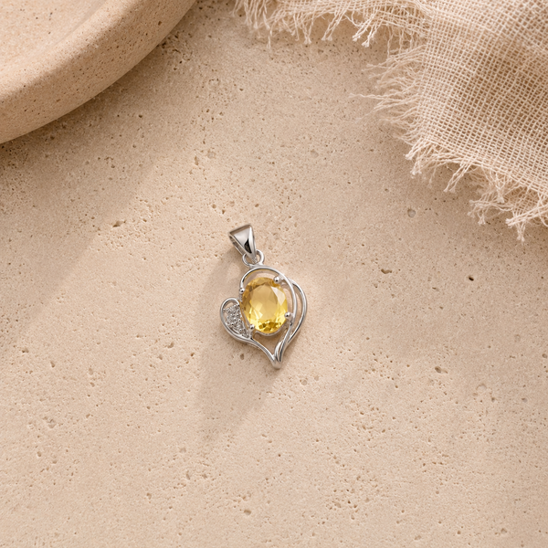 Lemon Quartz Cluster Charm