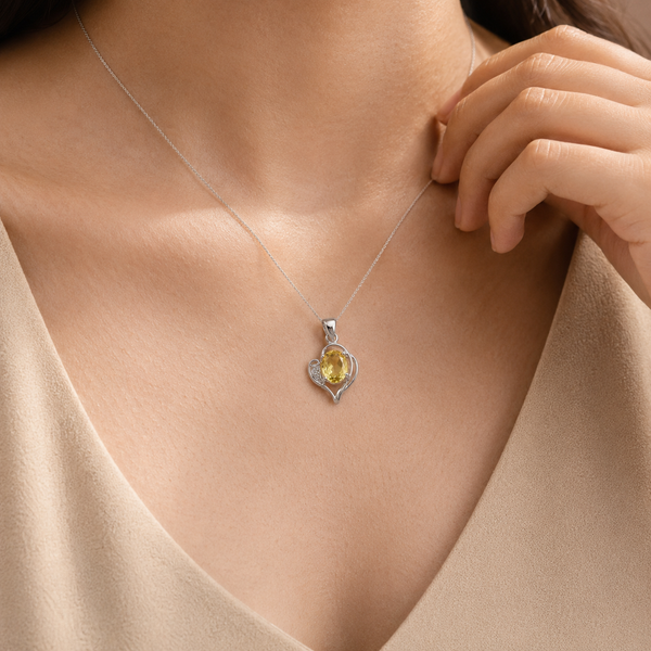 Lemon Quartz Cluster Charm