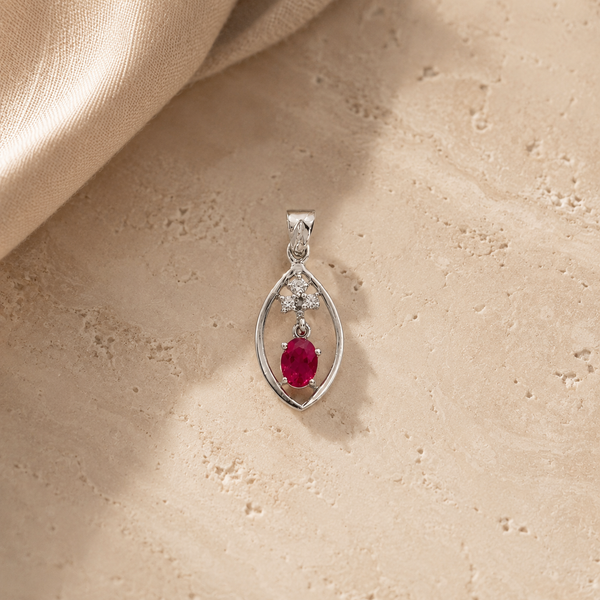 Pink Oval Charm