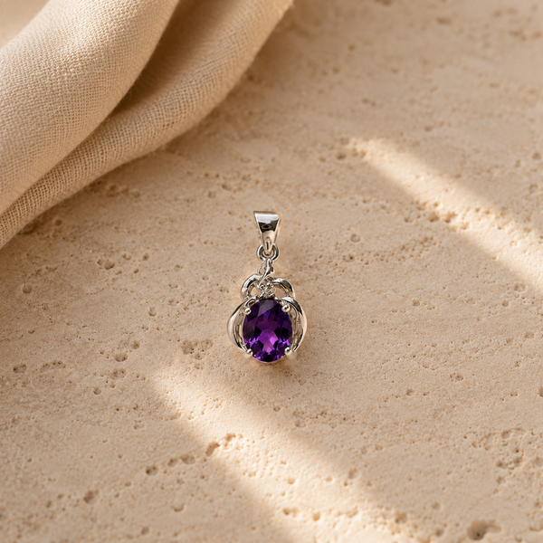 Amethyst Bloom Charm