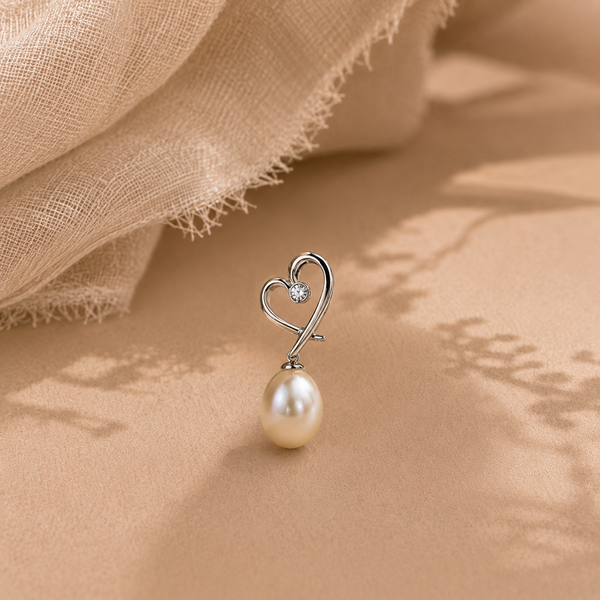 Pearl Oval Charm