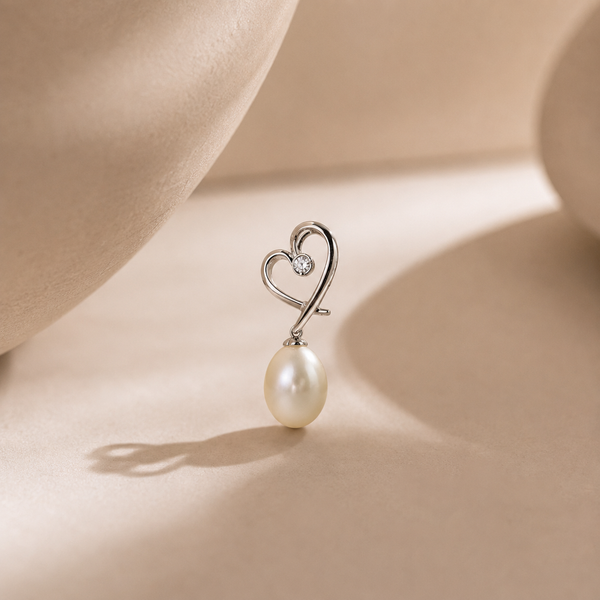 Pearl Oval Charm