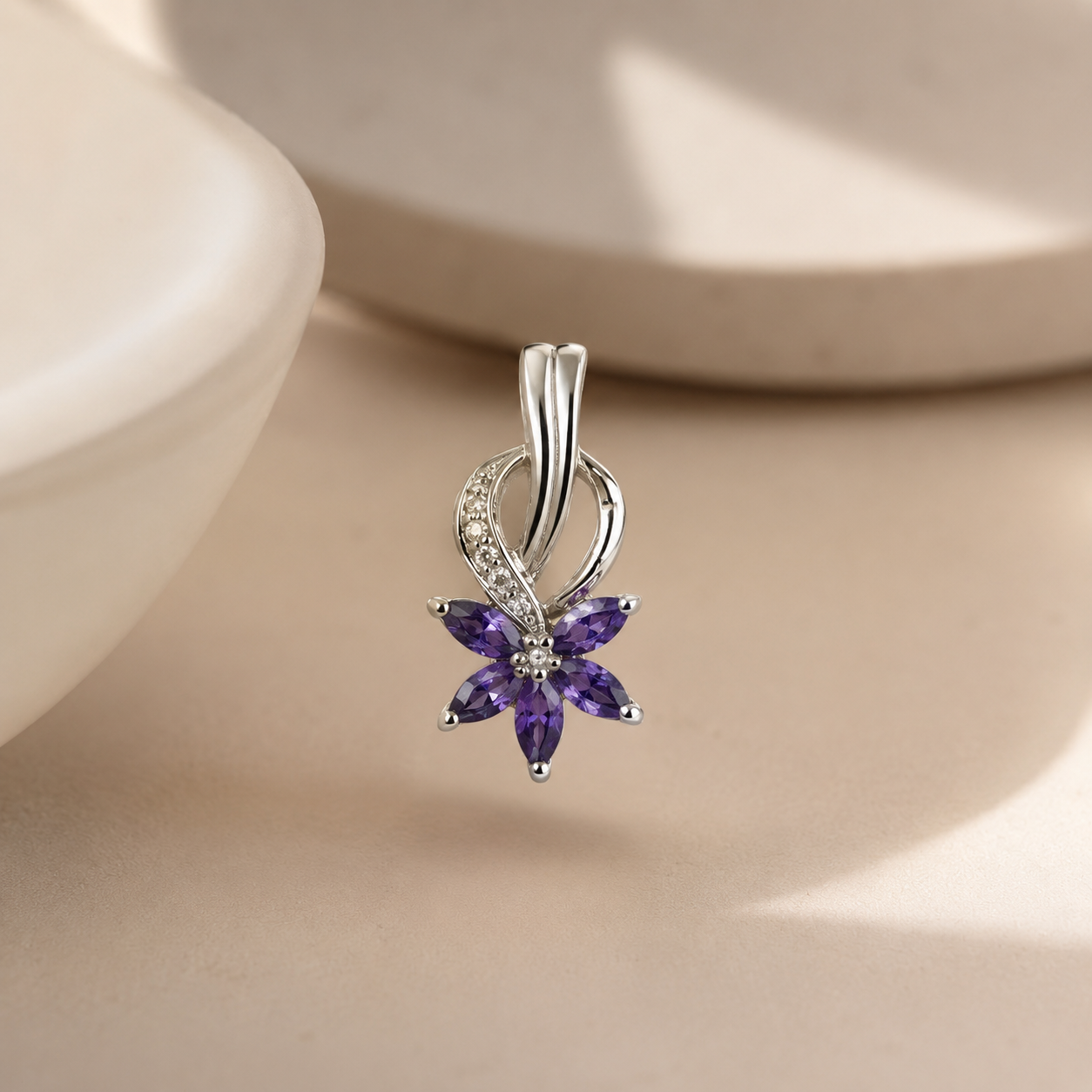 Amethyst Vine Charm