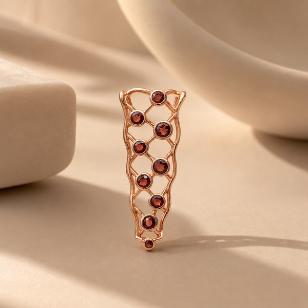 Garnet Cascade Charm