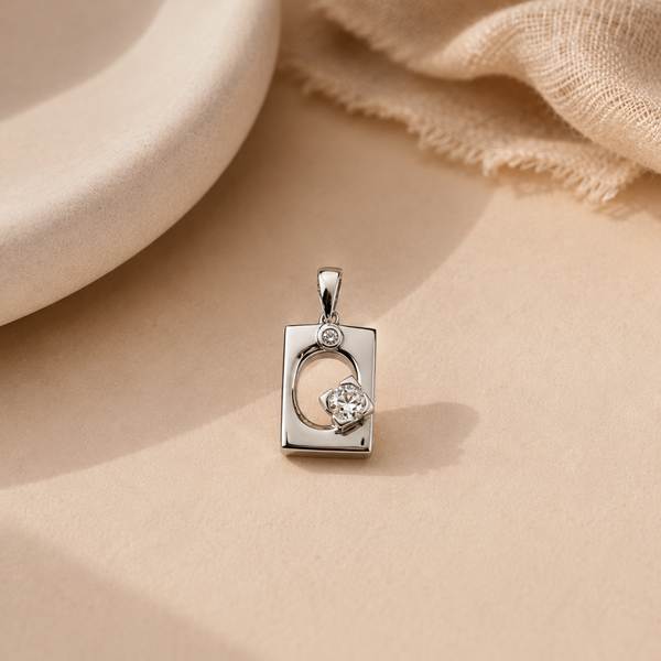 Pave Oval Charm