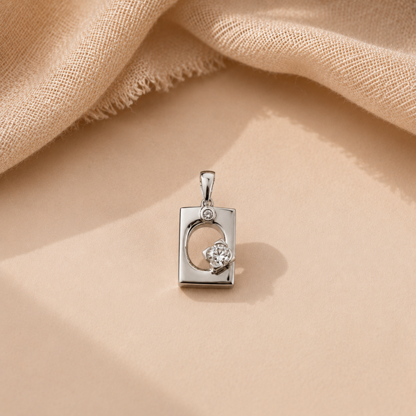 Pave Oval Charm