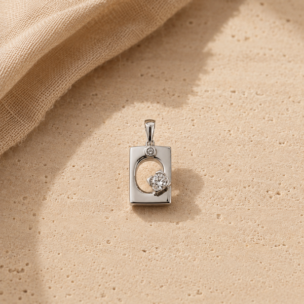 Pave Oval Charm