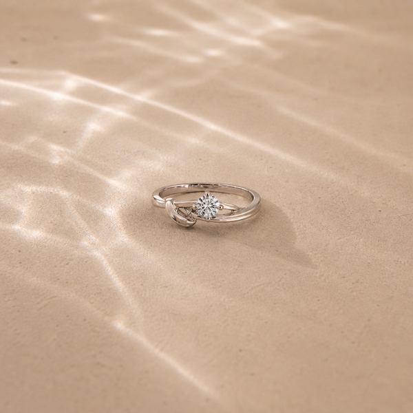 Eterna Twist Solitaire Ring