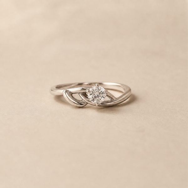 Eterna Twist Solitaire Ring