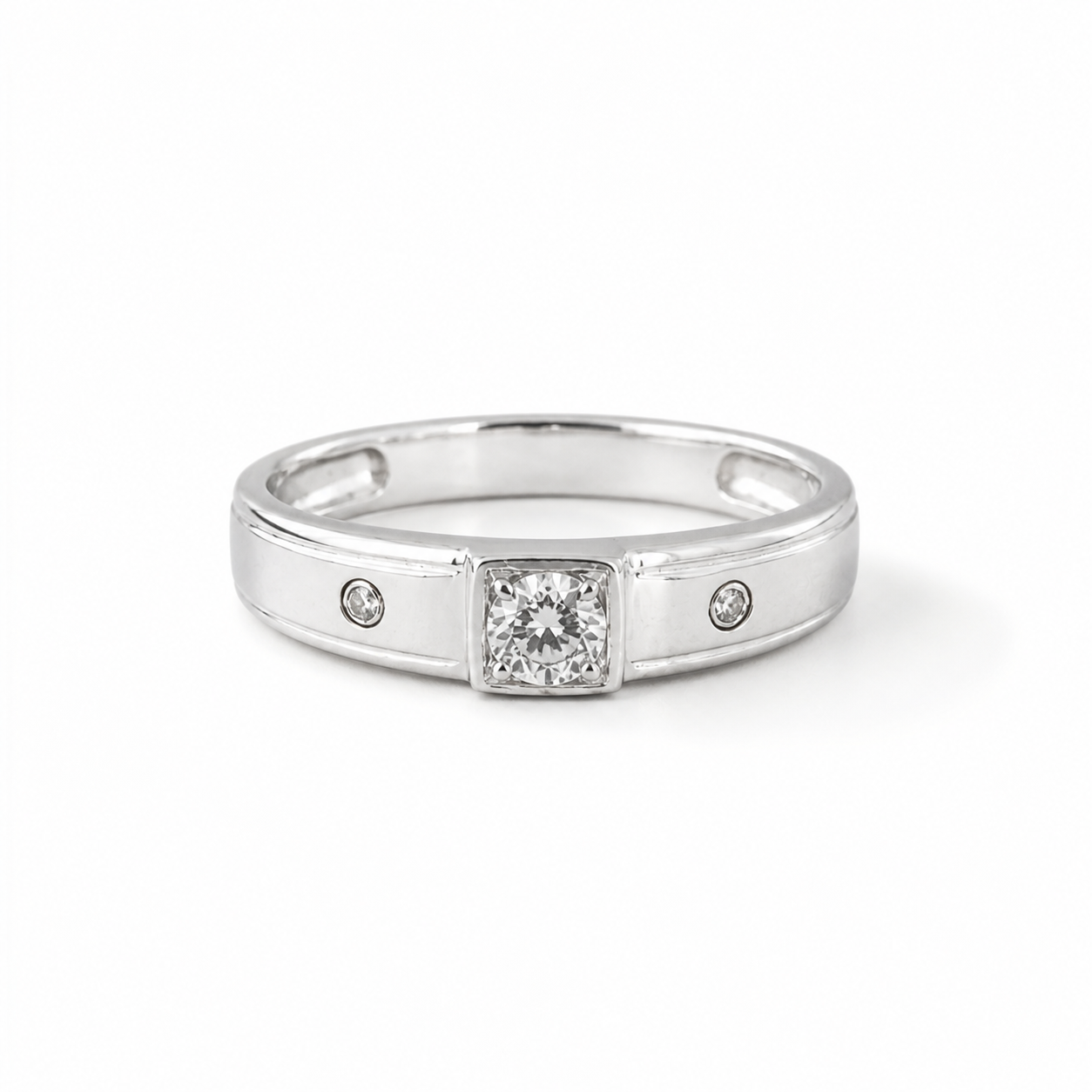 Astra Solitaire Band Ring