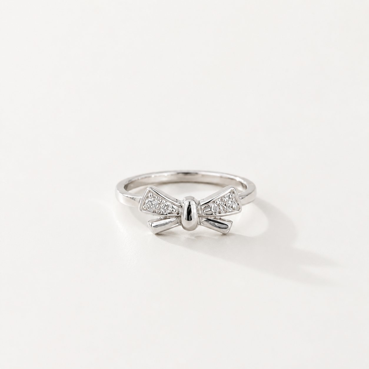 Celeste Bow CZ Ring