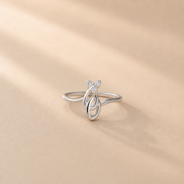 Luna Kitty CZ Ring