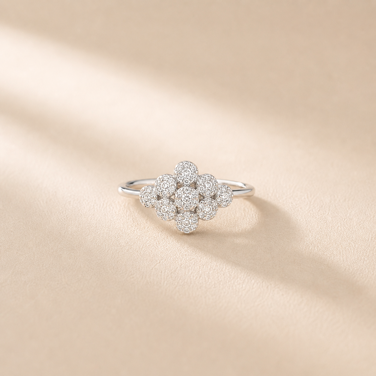 Celeste Bloom CZ Ring