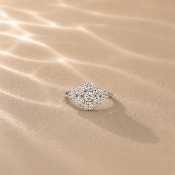 Celeste Bloom CZ Ring