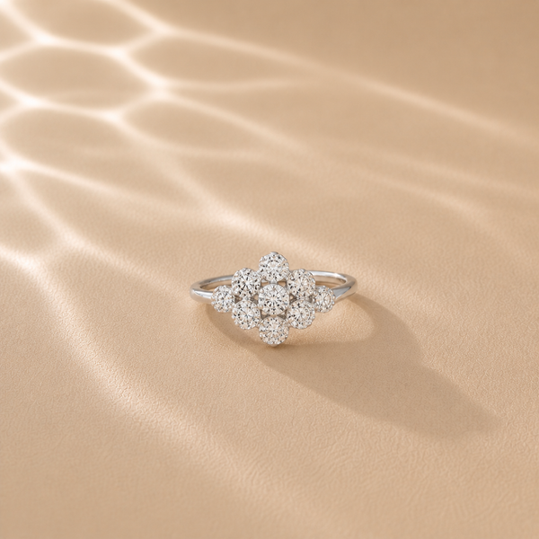 Celeste Bloom CZ Ring