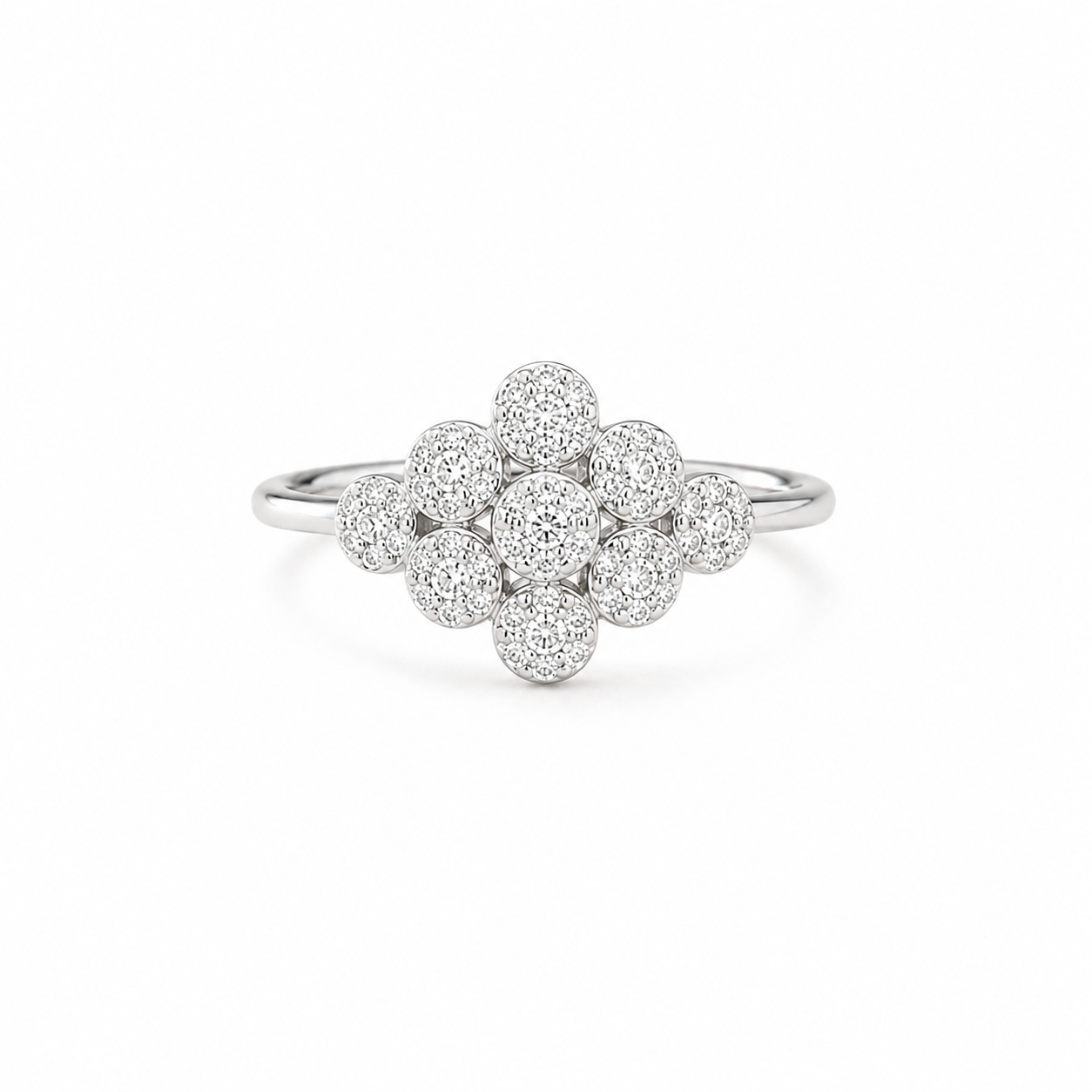 Celeste Bloom CZ Ring