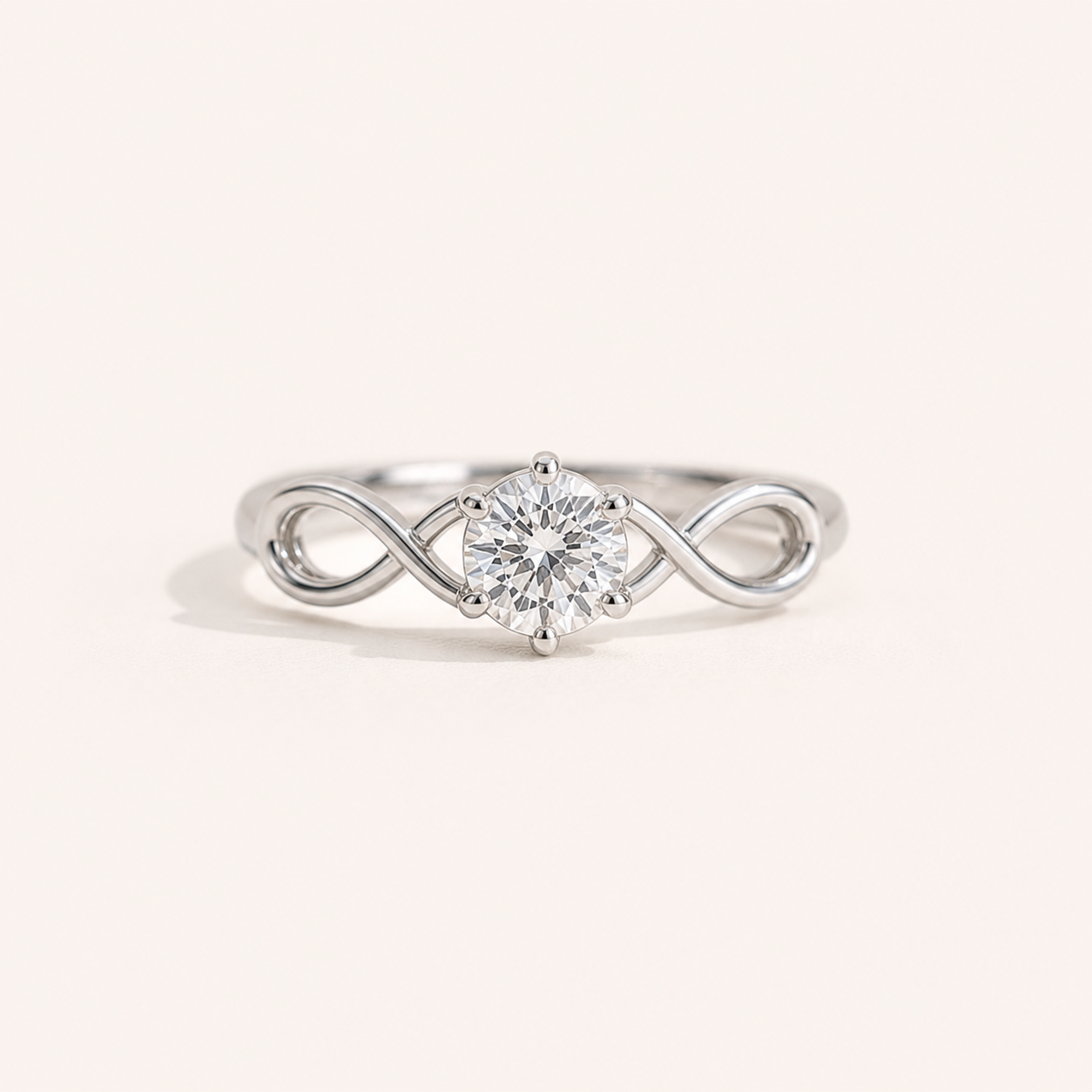 Infinity Grace Solitaire Ring